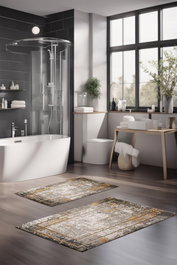 Mijölnir Juego de alfombrillas de baño CT-5097 Multicolor